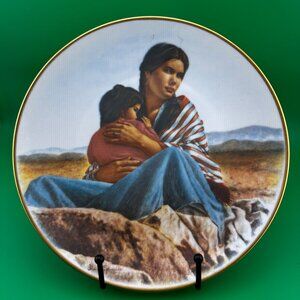 VTG "THE PATIENT ONES" BY IRENE SPENCER FAIRMONT COLLECTIBLE PLATE 8.5" #2360